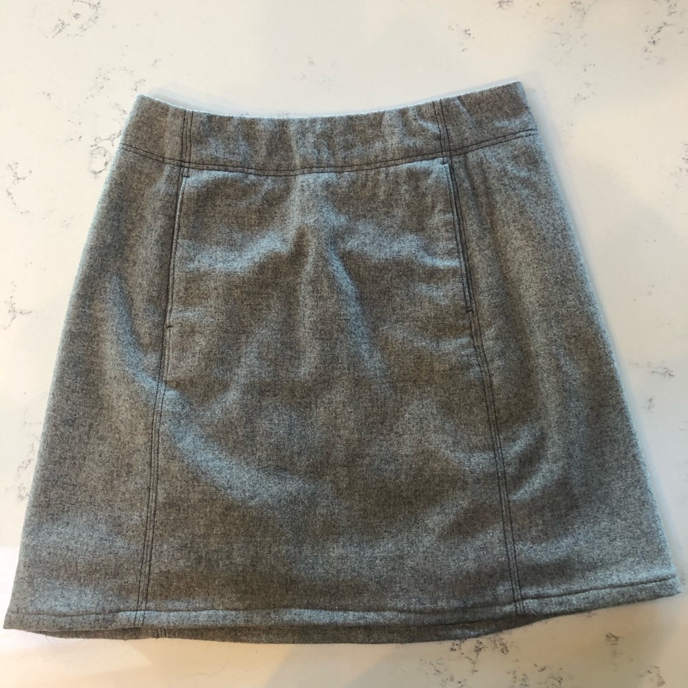 J.Crew wool mini skirt